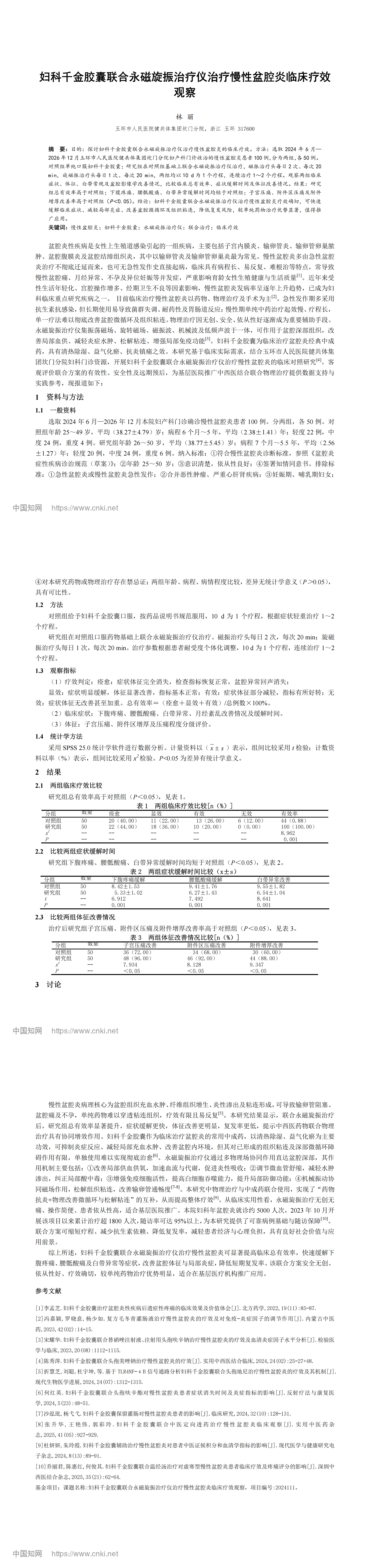 29妇科千金胶囊联合永磁旋振治疗仪治疗慢性盆腔炎临床疗效观察_林丽_00.png